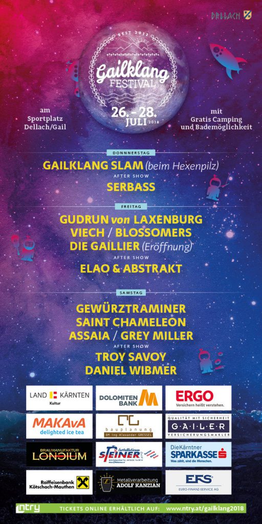 Gailklang Festival Lineup 2018